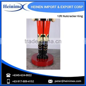 12ft Fiberglass Nutcracker King - Christmas Decoration Supplies thumbnail-6