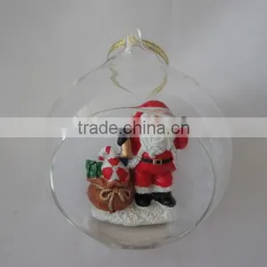 Crystal Balls Dollarma One Dollar Cheapest XMS Christamas Bear Deer Santa SnowFlake Glass 156054-15059 thumbnail-1