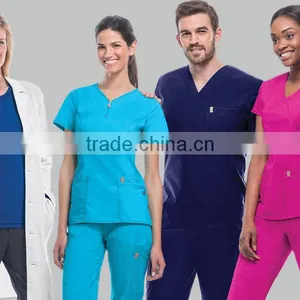 Custom Hospital Uniform Clinical Medical Scrubs thumbnail-2