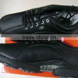High Top Mens Balck Golf Shoes Spike, Sale Golf Shoes for Children Adults Business Sport on the Grass thumbnail-1