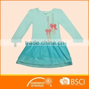 Fashion Dress Long Sleeve Girl Dress thumbnail-1