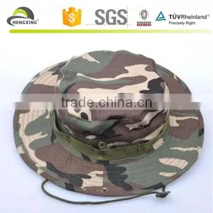 Wholesale Military Hats, Custom Camp Hat, Bucket Hat With String thumbnail-1