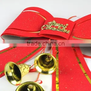 HFR-T309 Christmas Bowknot and Bell Pendants Big Lots Christmas Decorations thumbnail-4