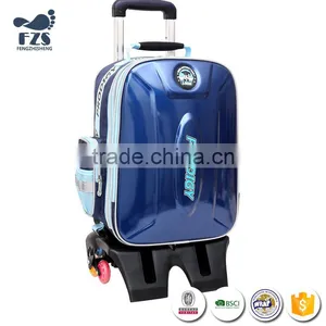 SLZ67 3 Three Wheels Backpack Waterproof Kids School Trolley Bag thumbnail-2