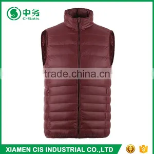 2017 Trendy European Style Winter Plus Size Ultralight Mens Padded Down Vest thumbnail-3