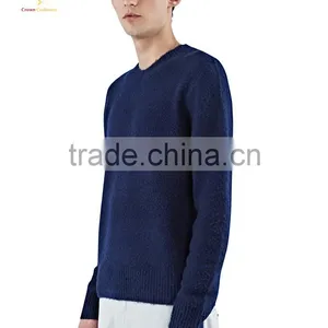 Woven Men Cotton Pure Cashmere Sweater for Man thumbnail-2