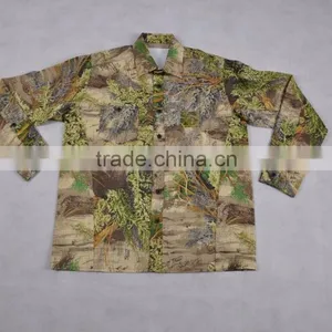 OEM Men's Merino Wool Elastan Thermal Military Pattern Shirts, Camouflage Hunting Top, Blouse, Camisa Size Plus thumbnail-1