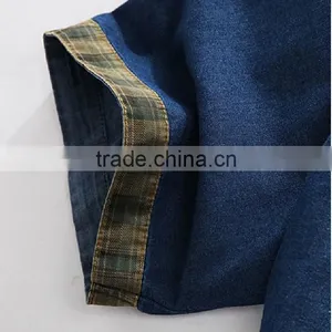 Denim Fabric Garment Man Shirt Casual Shirt thumbnail-4