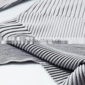 Womens Grey Cotton Knitted Pattern Long Sleeves Pullover Sweaters With Best Price thumbnail-6