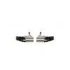 Classic Black Leather Chain Cufflinks thumbnail-3