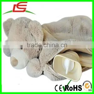 Wholesale Plush Teddy Bear Hot Water Bottle Cover thumbnail-3
