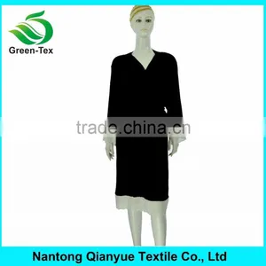 Wholesale Sleeping Soft Modal Robes With Trim Lace thumbnail-4