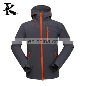 High Quality Waterproof Softshell Jacket for Men Outdoor Printed Clothing thumbnail-3
