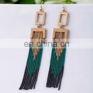 Delicate Fringe Earrings Tassel Earrings Punk Style Earrings thumbnail-1