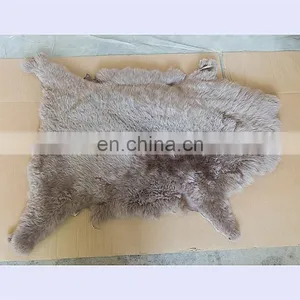 Top Grade Factory Direct Natural New Finished Tanned Processed Colorful Sheep Fur Skin thumbnail-4