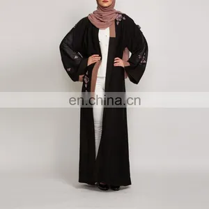 OEM Service Hot And New Style Rosella Jacket Open Dubai Abaya thumbnail-1