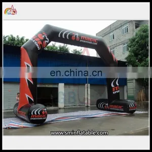 Best Quality Inflatable Black Sport Race Entrance Custom Logo Arch Event Printing Archway Gate thumbnail-1