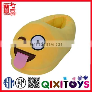 High Quality Lovely Emoji Slipper/shoes,plush Emoji thumbnail-5