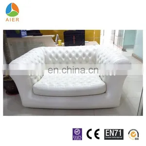Promotional Outdoor Cheap Chesterfield Inflatable Furniture, Outdoor Inflatable Air Furniture Sofa for Sale thumbnail-1