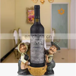 Hot Selling Lovely Elder Couple Wine Holder, Happiness Wine Rack thumbnail-1