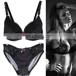 Plus Size D Cup Bra Set New Sexy Fancy Bra Panty Set thumbnail-2