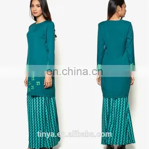 Latest Design Women Baju Kurung Islamic Clothing Wholesale thumbnail-4
