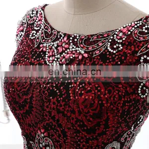 New Arrival Two-Piece Cap Sleeve Sheath Lace Beaded Cocktail Dresses LX345 thumbnail-4
