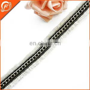Garment Tape With Metal Chain for Neck Decorative thumbnail-1
