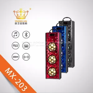 Wireless Wooden Portable Microphone Bluetooth Speakers for Home Application thumbnail-4