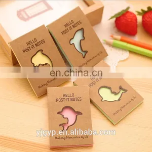 Kraft Paper Custom Die Cut Sticky Notes thumbnail-3
