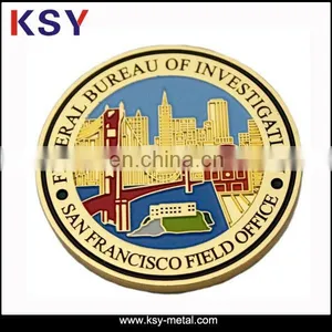 Cheap 3D Custom Gold Sliver Metal Coin thumbnail-1