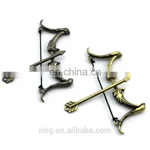 Metal Bow and Arrow Set Weapon Model Legend of Zelda Weapon Jewelry thumbnail-1