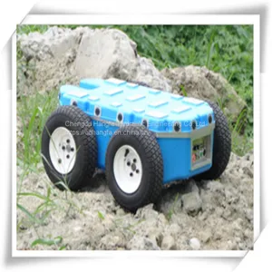 Aluminum Alloy Molding Whole Shapes Inflatable Rubber Wheel Robot Platform thumbnail-3