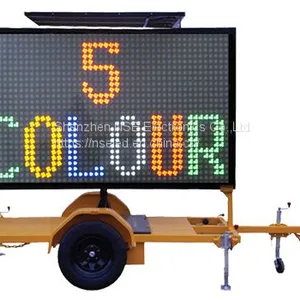 VMS Trailer Display Hot Sale, Australian Trailr Mounted Variable Message Sign thumbnail-2