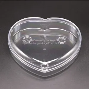 Weisheng Factory Heart-Shaped Chocolate Box Clear Food Plastic Case Chocolate Cases Boxes Cookie Sweets Cake Candy Box thumbnail-3