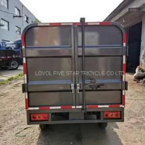 Gasoline Tricycle Cargo Loader Lovol Three Wheeler Waste Management 3CBM thumbnail-3