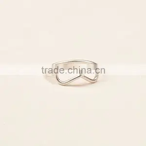 Fashion Women Engagement Jewelry Silver Plating Female Finger Rings thumbnail-5