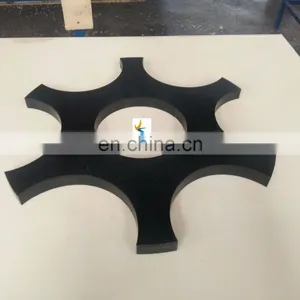 2020 Uhmwpe Support Block for Pipes Ultra-high Molecular Weight PE Pipe Support Uhmwpe Pipe Spacers Black Color UHMWPE Spacer thumbnail-1