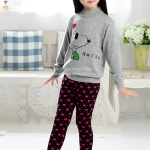 Jacquard Children's Pants Baby Wool Pants Boys' and Girls' Warm Pants thumbnail-1