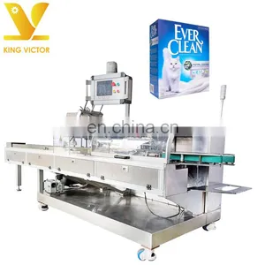 KV Automatic Cat Litter/Kitty Litter/Cat Snack Food Toy Carton Box Packing Packaging Machine thumbnail-1
