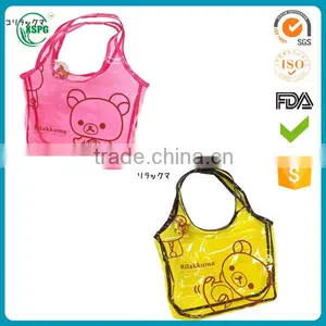 Custom Printed Shopping Use Clear Tote Bags thumbnail-1