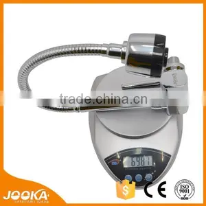 Wall Mount Brass Valve Cartridge Kitchen Faucet With Vientiane Pipe thumbnail-2