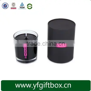 Black Gift Paper Tube Box/cylinder Box/Round Box With Ribbon thumbnail-6