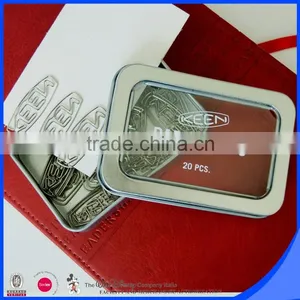 Tin Box Package Customized Logo Metal Paper Clip Stainless Steel thumbnail-5