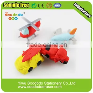 New Design Funny 3D Toy Erasers For Kids thumbnail-1