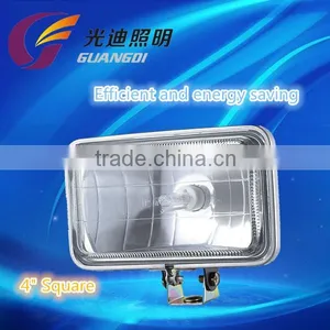 12V/24V/35W/6000k 4" Square HID High Low Auto Bi-xenon Sealed Beam Headlamp thumbnail-1