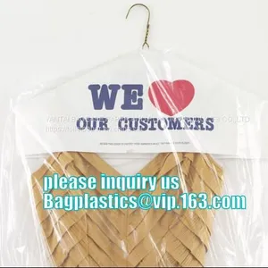 WIRE HANGER, DRY CLEANING GARMENT BAGS COVER, SANITARY LAUNDRY BAGS, HOTEL, LAUNDRY STORE, CLEANING SUPPLIES thumbnail-1