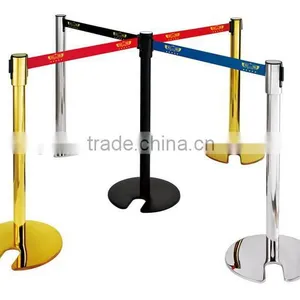 Silver Stainless Steels Crowd Control Barrier-Retractable Belt Barrier-queue Rope Barrier thumbnail-5
