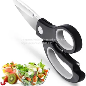Heavy Duty Utility Kitchen Scissors With Bottle Opener Kitchen Shear thumbnail-5
