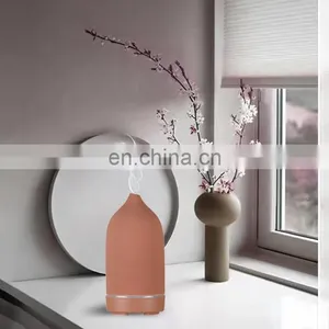 8 Colors Diffuser 160ml Fragrance Air Mist Humidifier Ceramic Ultrasonic Electric Essential Oil Diffuser thumbnail-1